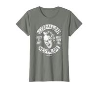 The Lost Boys Biker David Powers T-Shirt, Women, Olive Heather, X-Small