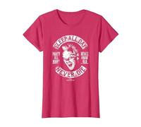 The Lost Boys Biker David Powers T-Shirt, Women, Red Heather, Small