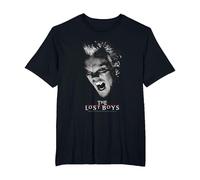 The Lost Boys David Snarl Mono T-Shirt, Men's Big and Tall, Black, 3X Tall