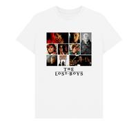 The Lost Boys Unisex Collage T-Shirt in White | Size: 3XL The Lost Boys White 3XL