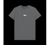 The Lost Boys Unisex Fangs Charcoal T-Shirt (Front & Back Print) The Lost Boys Mid Grey 2XL