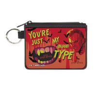 The Lost Boys Wallet, Coin Purse, Lost Boys Youre Just My Blood Type David Pose Reds Yellows, Canvas