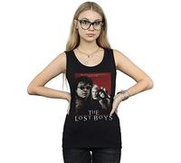 The Lost Boys Women's Distressed Poster Vest Black Medium