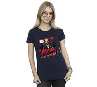 The Lost Boys Women's Vampires Everywhere Cotton T-Shirt in Navy | Size: Medium The Lost Boys Navy M