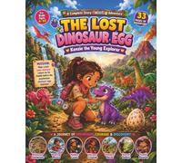The Lost Dinosaur Egg: A Complete Story Coloring Book | Join Kenzie on an Amazing Dinosaur Quest | Follow Every Adventure from Beginning to End