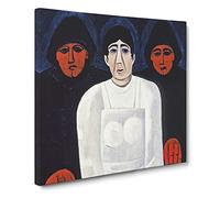 The Lost Felice by Marsden hartley Classic Painting Canvas Wall Art Print Ready to Hang, Framed Picture for Living Room Bedroom Home Office Décor, 14x14 Inch (35x35 cm)