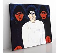 The Lost Felice by Marsden hartley Classic Painting Canvas Wall Art Print Ready to Hang, Framed Picture for Living Room Bedroom Home Office Décor, 50x50 cm (20x20 Inch)