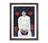 The Lost Felice By Marsden Hartley Classic Painting Framed Print | A4 Walnut Framed Wall Art | Ready to Hang | Classic Historical Picture | Living Room Bedroom Lounge Office