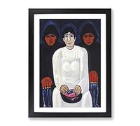 The Lost Felice By Marsden Hartley Classic Painting Framed Wall Art Print, Ready to Hang Picture for Living Room Bedroom Home Office Décor, Black A2 (64 x 46 cm)