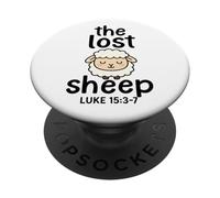 The Lost Sheep Bible Quote - Luke 15 3 7 PopSockets Adhesive PopGrip