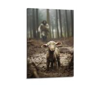 The Lost Sheep Posters Canvas Wall Art Posters Living Room Poster Bedroom Painting Frame-style 20x30inch(50x75cm)