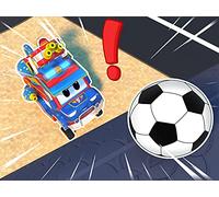The lost soccer ball / Dinosaur battle / Drill vs Robot Ambulance / Power cut