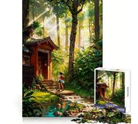 The Lost Traveler Jigsaw Puzzles 1000 Piece for Teenagers Improve Memory Relaxing Fun Sharp Edge Unique Gift (38x26cm)