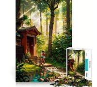 The Lost Traveler Jigsaw Puzzles 1000 Piece for Teenagers Improve Memory Relaxing Fun Sharp Edge Unique Gift (38x26cm)