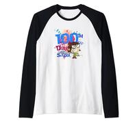 The Loud House 100th Day Of School Lisa Loud Boom Logo Raglan Baseball Tee