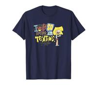 The Loud House Rather Be Texting Text Poster T-Shirt