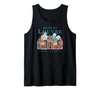 The Louvre Museum Watercolour Tank Top