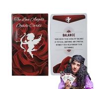 The Love Angel Oracle Cards - Fate Divination Tarot Deck, 10.3x6cm Board Game for Socializing, Card Set with Full English Language, Entertainment Tool for Guiding and Entertaining Players