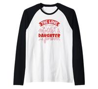 The Love Between Mother And Daughter - Funny Mom Raglan Baseball Tee