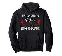 The Love Between Sisters Knows No Distance Big Sister Bestie Pullover Hoodie