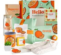 The Love Crate Co. Self Care Package for Women - Thinking of You Self Care Kit, Orange Birthday Box for Her, Get Well Soon Basket, Spa Treat for Women, After Surgery Care Package, Thoughtful Gift Idea