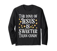 The Love of Jesus is Sweeter Than Candy Christian Halloween Long Sleeve T-Shirt