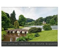 The Lovely Gardens of South England (Wall Calendar 2026 DIN A3 landscape), CALVENDO 12 Month Wall Calendar: The beautiful English Landscape Gardens of ... Places where you feel like in Paradise.