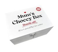 The Lovely Keepsake Company Personalised Mum's Snack/Choccy Box White Hamper Box | Mother's Day Gift, Birthday Gift for Her | 22 x 15 x 10cm