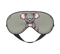 The Lovely Koala Double Side Eye Mask, Adjustable Strap Eye Mask, Eye Sleep Shade Cover, Blocks Light Eye mask