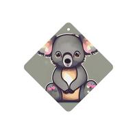 The Lovely Koala Printing 10 Pcs Air Freshener Cards,Car Scented Hanging Sheets Air Freshener Set For Car Decoration