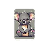 The Lovely Koala Printing 10 Pcs Air Freshener Cards,Car Scented Hanging Sheets Air Freshener Set For Car Decoration