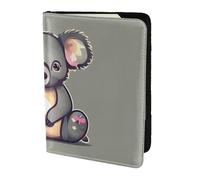 The Lovely Koala Printing Passport Holder For Travel Must Have,Passport Cover Case For Travel Accessories For Women Men, Black, One Size