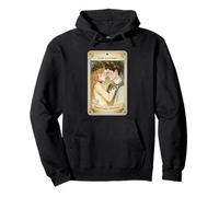 The Lovers Fated Under Mistletoe Christmas Tarot Pullover Hoodie