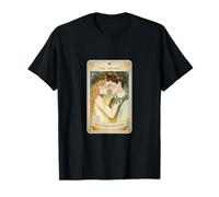 The Lovers Fated Under Mistletoe Christmas Tarot T-Shirt