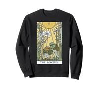 The Lovers Frog Toad Tarot Card Cottagecore Frog Lover Sweatshirt