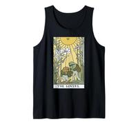 The Lovers Frog Toad Tarot Card Cottagecore Frog Lover Tank Top