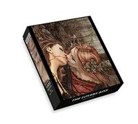 The Lovers Kiss 1000 Piece Jigsaw Puzzles for Adults, Gothic Romantic Mystical Dark Fantasy Art by Victoria Francés (Includes Poster Puzzle Guide)