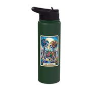 The Lovers Lesbian Tarot Card Stainless Steel Insulated Water Bottle