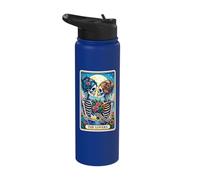 The Lovers Lesbian Tarot Card Stainless Steel Insulated Water Bottle