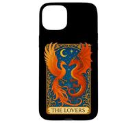 The Lovers Phoenix Dragon Tarot Card Eternal Love Rebirth Case for iPhone 15 Plus