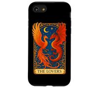 The Lovers Phoenix Dragon Tarot Card Eternal Love Rebirth Case for iPhone SE (2020) / 7/8