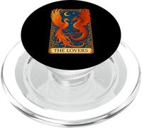 The Lovers Phoenix Dragon Tarot Card Eternal Love Rebirth PopSockets PopGrip for MagSafe