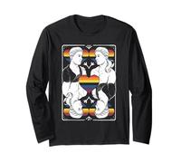 The Lovers Tarot Card Art Long Sleeve T-Shirt