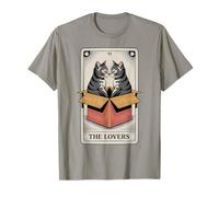 The Lovers Tarot Card Cuddling Cats Cat T-Shirt