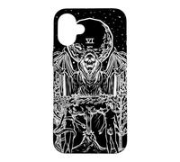 The Lovers Tarot Card Grim Reaper Halloween Gothic Horror Case for iPhone 16 Plus
