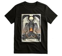 The Lovers Tarot Card Halloween Gothic Witch T-Shirt Black
