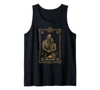 The Lovers Tarot Card Halloween Vintage Zombie Spooky Gothic Tank Top