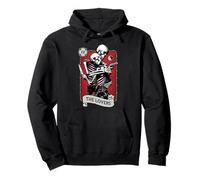 The Lovers Tarot Card Occult Urban Astrology Pullover Hoodie