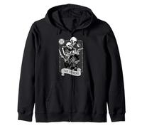 The Lovers Tarot Card Occult Urban Dark Astrology Zip Hoodie