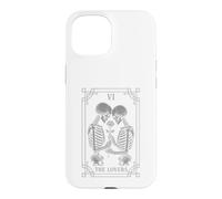 The Lovers Tarot Card Skeleton Gothic Tarot Reading Witchy Case for iPhone 15